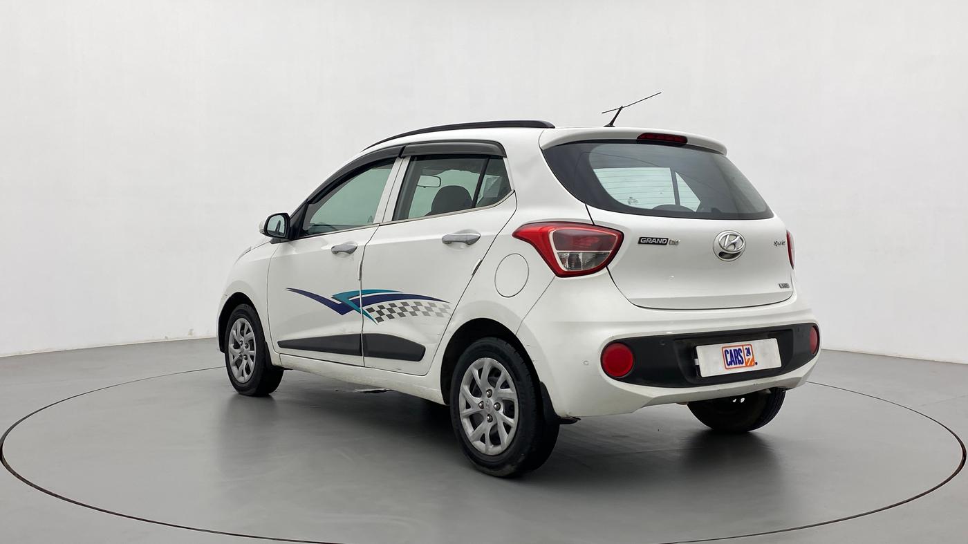 2017 Hyundai Grand i10 SPORTZ (O) 1.2 U2 CRDI, Diesel, Manual, 1,11,160 km, Left Back Diagonal