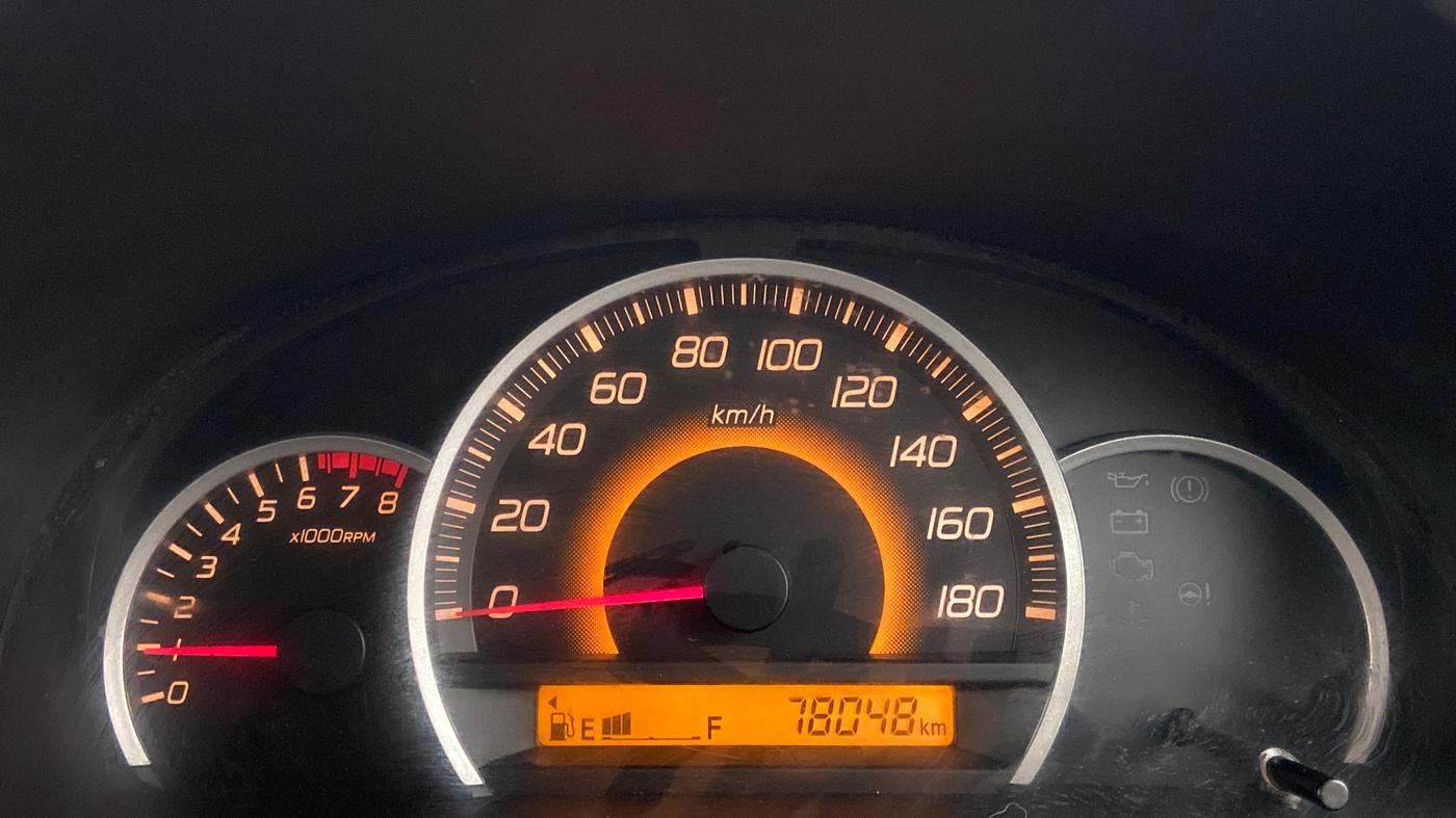2015 Maruti Wagon R 1.0 VXI, Petrol, Manual, 78,047 km, Odometer Image