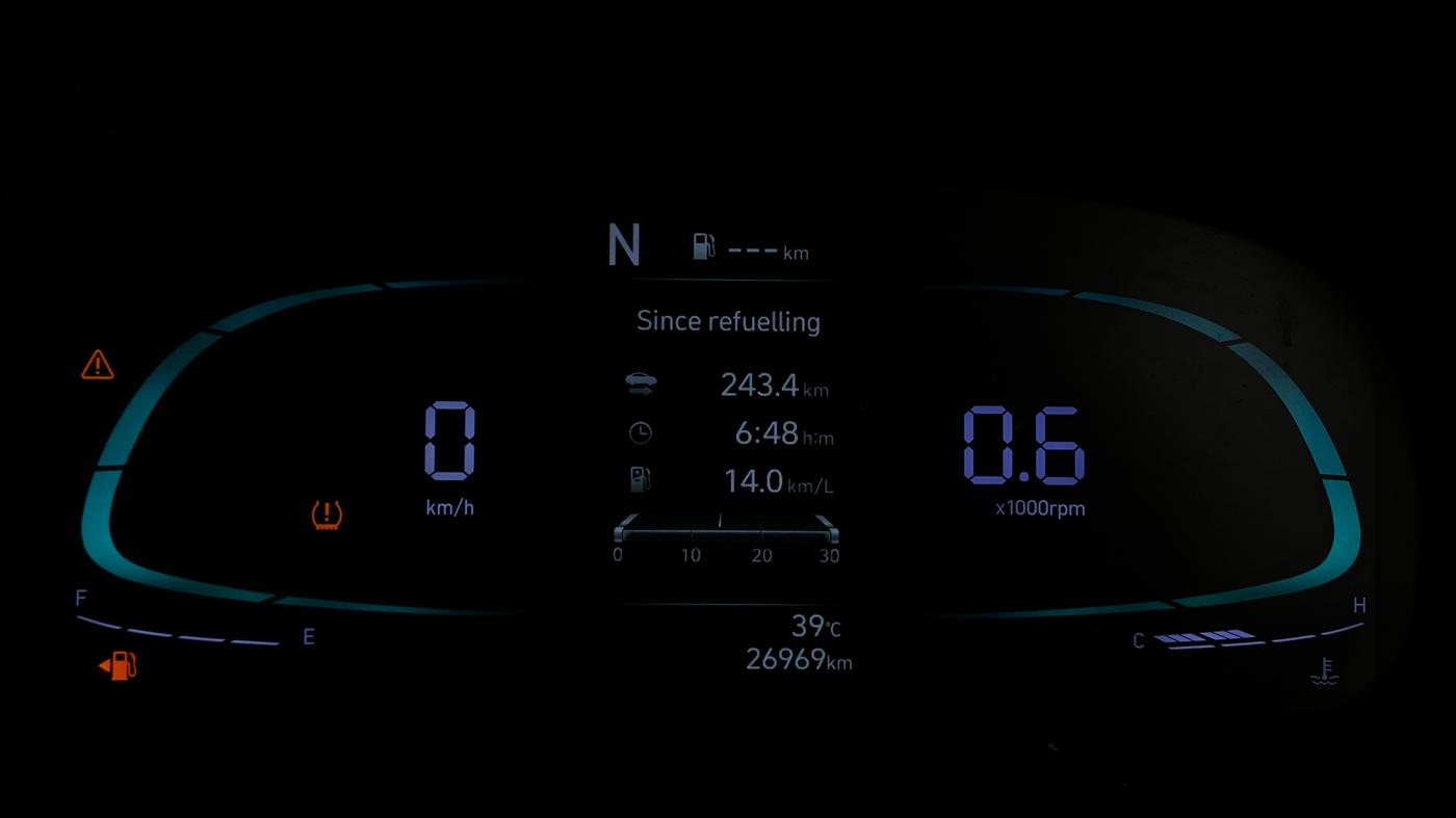 2024 Hyundai EXTER SX(O) CONNECT 1.2 AMT DUAL TONE, Petrol, Automatic, 26,969 km, Odometer Image