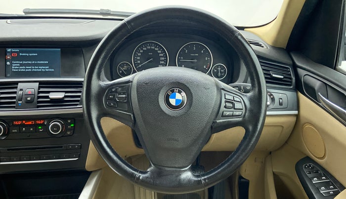 2013 BMW X3 XDRIVE 20D, Diesel, Automatic, 67,468 km, Steering Wheel Close Up