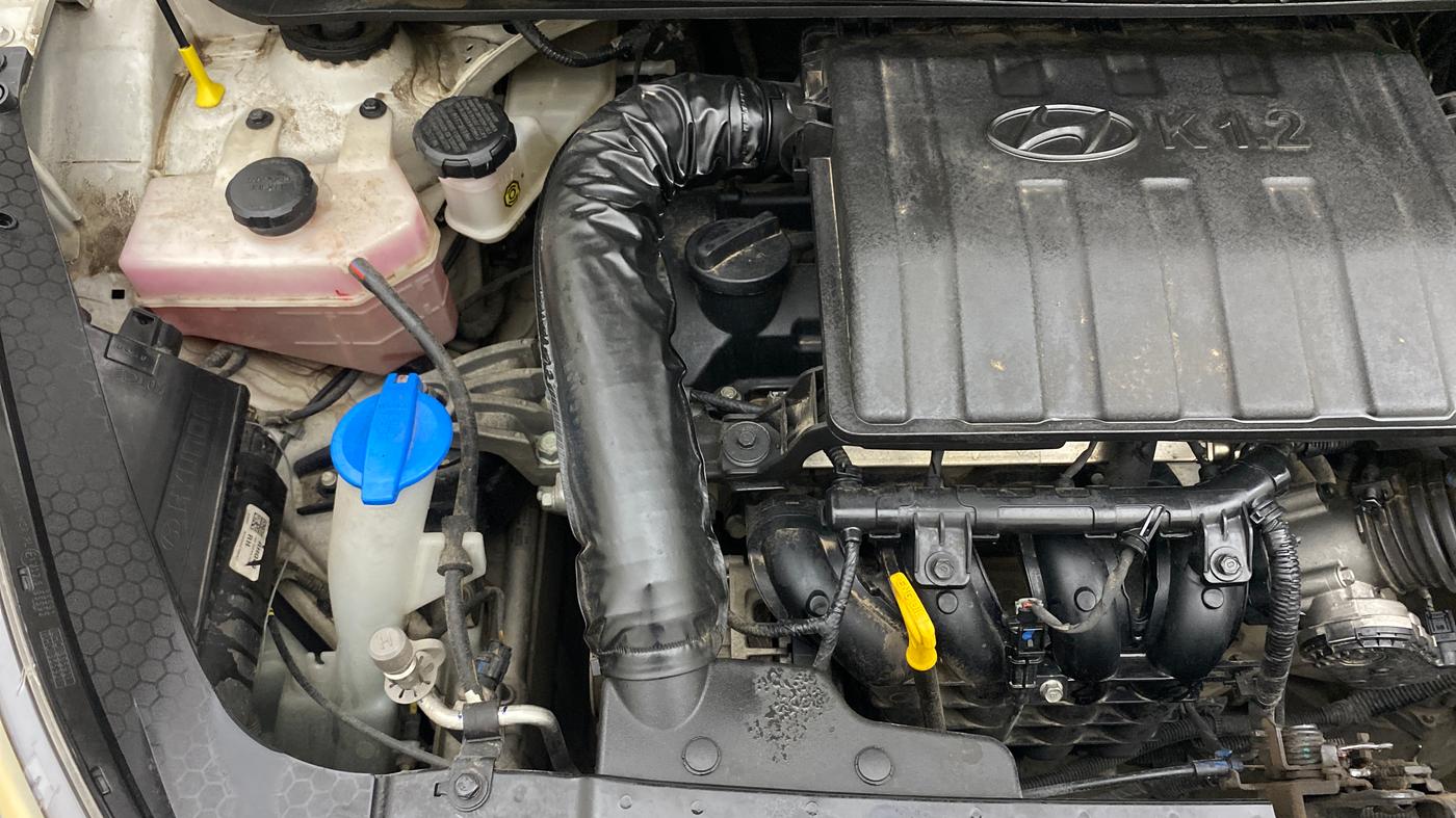 2021 Hyundai GRAND I10 NIOS SPORTZ AMT 1.2 KAPPA VTVT, Petrol, Automatic, 80,689 km, Engine View - Right