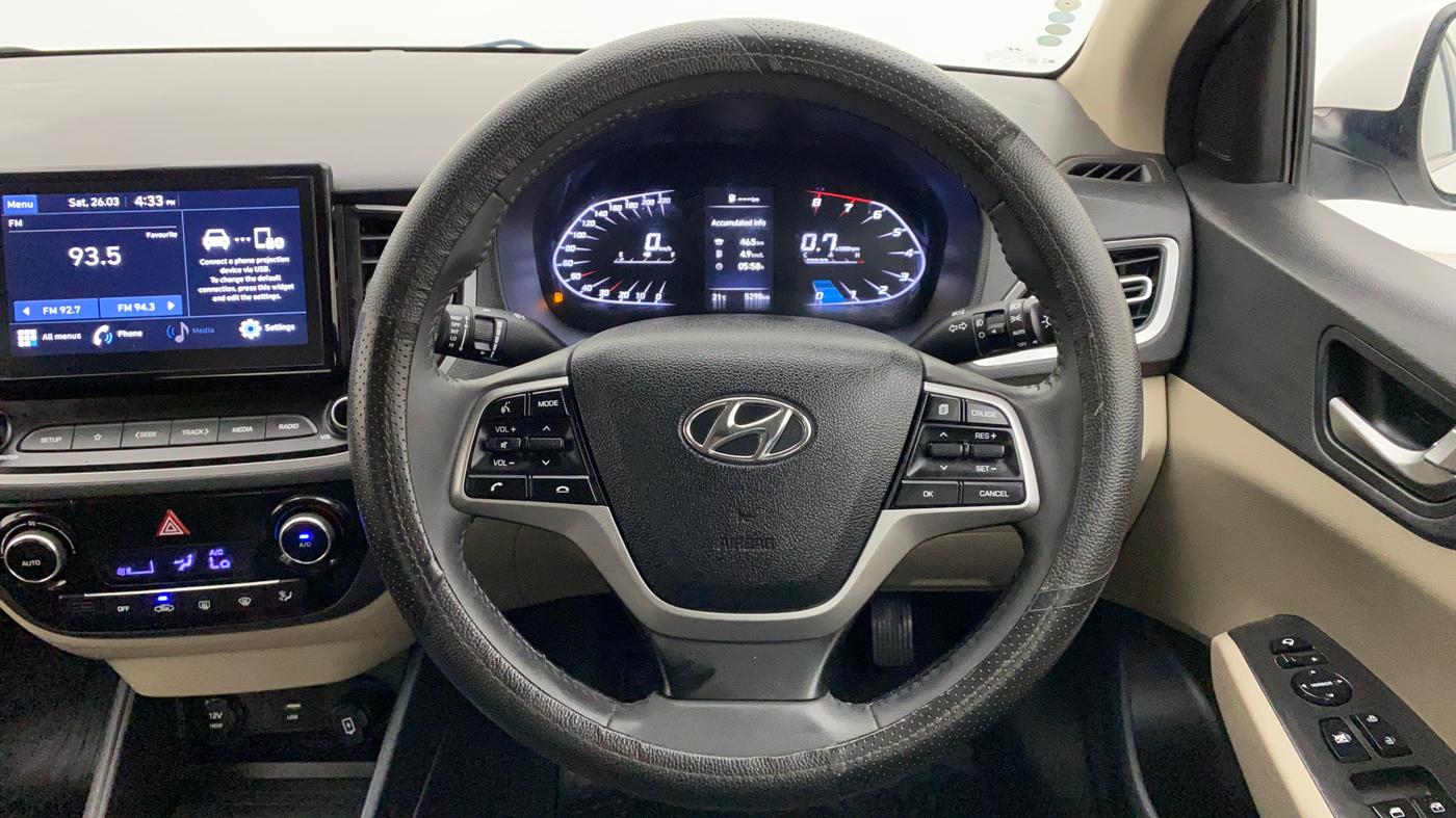 2020 Hyundai Verna SX PETROL MT, Petrol, Manual, 5,339 km, Steering Wheel Close Up