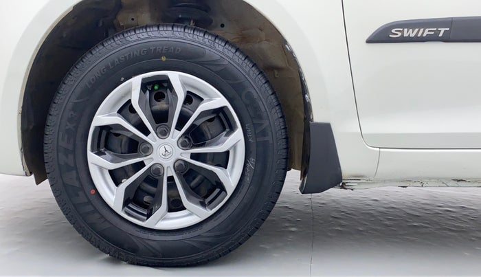 2013 Maruti Swift VXI D, Petrol, Manual, 86,374 km, Left Front Wheel