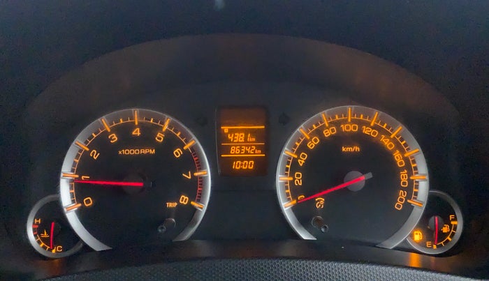 2013 Maruti Swift VXI D, Petrol, Manual, 86,374 km, Odometer Image