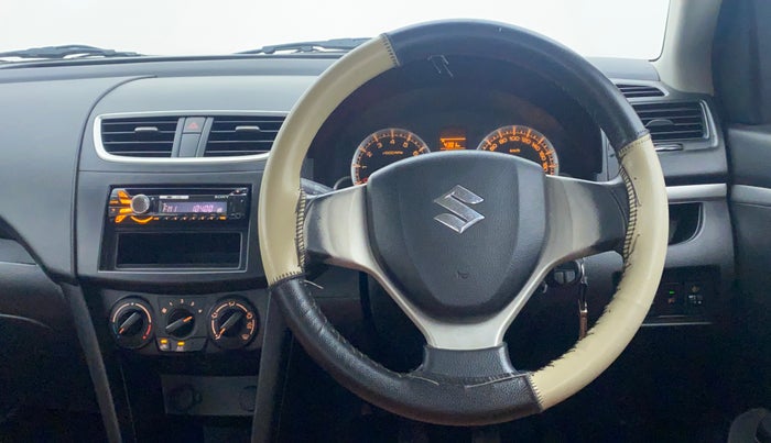 2013 Maruti Swift VXI D, Petrol, Manual, 86,374 km, Steering Wheel Close Up