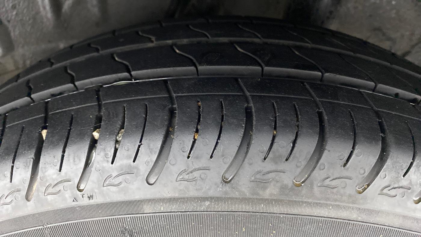 2018 Honda Amaze 1.2 V CVT I VTEC, Petrol, Automatic, 44,439 km, Left Rear Tyre Tread