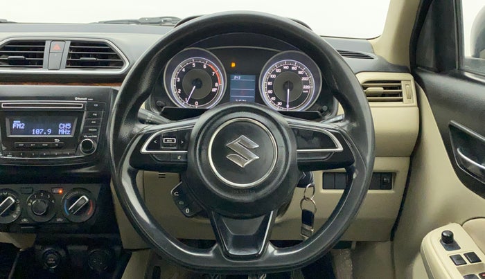 2017 Maruti Dzire VXI, Petrol, Manual, 71,574 km, Steering Wheel Close Up