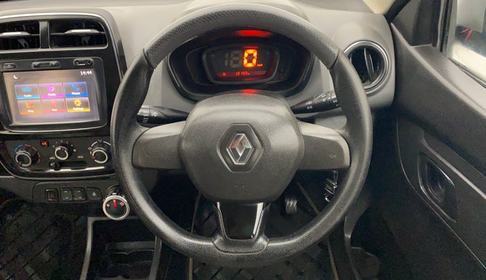 2018 Renault Kwid RXT 1.0 EASY-R AT OPTION, Petrol, Automatic, 12,188 km, Steering Wheel Close Up