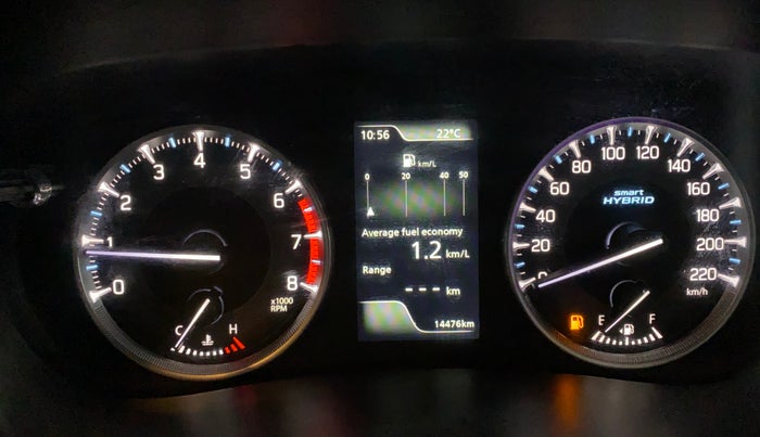 2025 Maruti FRONX ZETA 1.0 TURBO MT, Petrol, Manual, 14,476 km, Odometer Image
