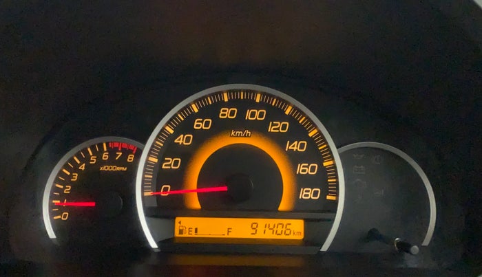 2015 Maruti Wagon R 1.0 VXI, Petrol, Manual, 91,399 km, Odometer Image