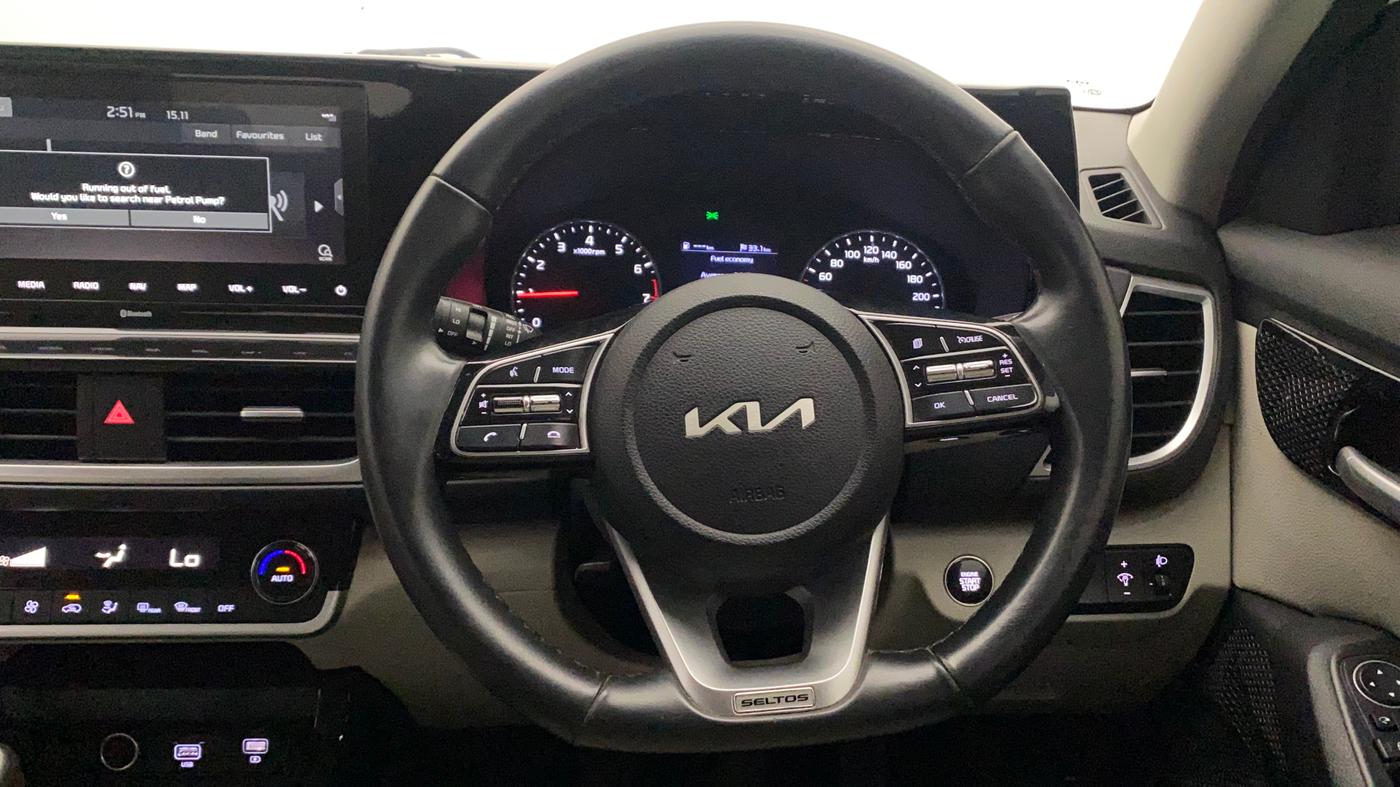 2022 KIA SELTOS HTX 1.5 PETROL, Petrol, Manual, 35,729 km, Steering Wheel Close Up