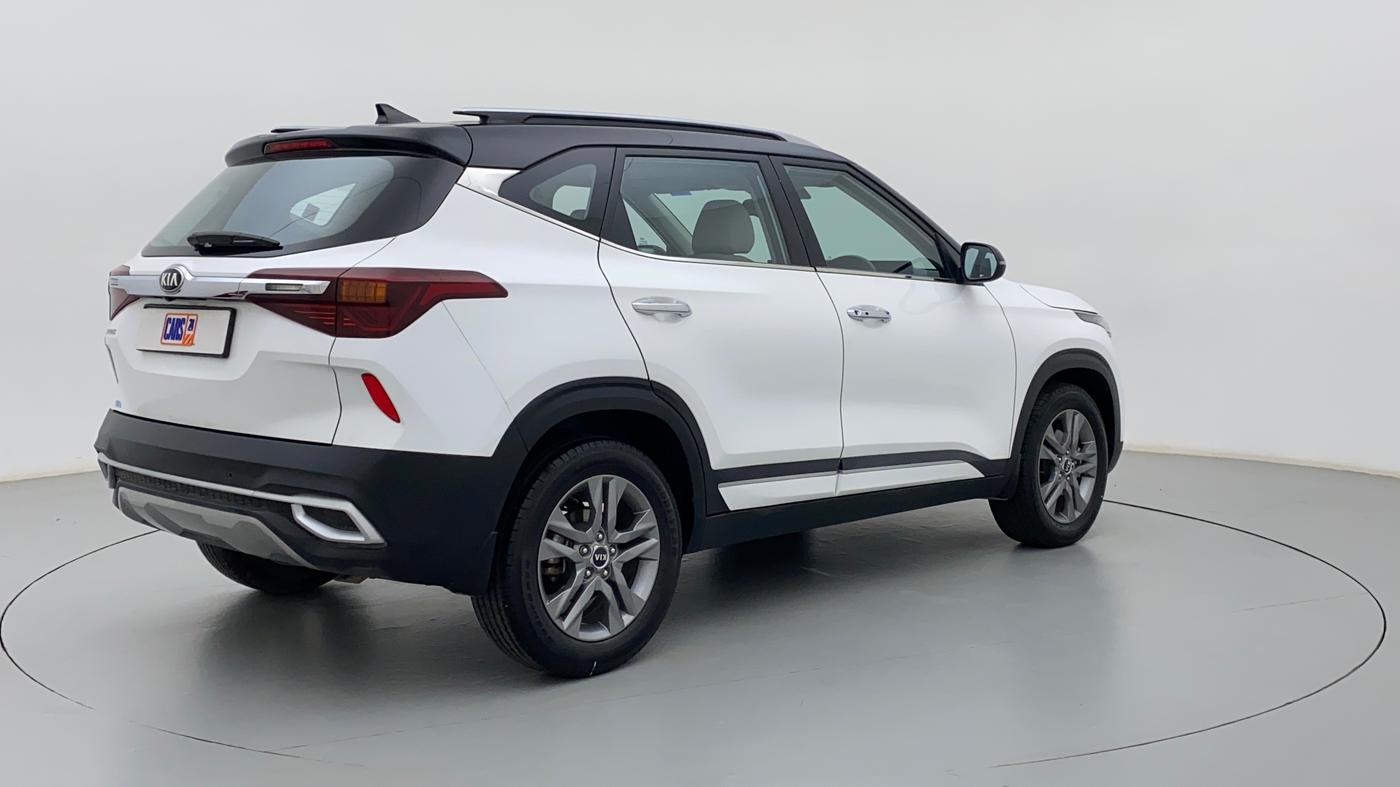 2019 KIA SELTOS HTX 1.5 PETROL MT, Petrol, Manual, 25,817 km, Right Back Diagonal