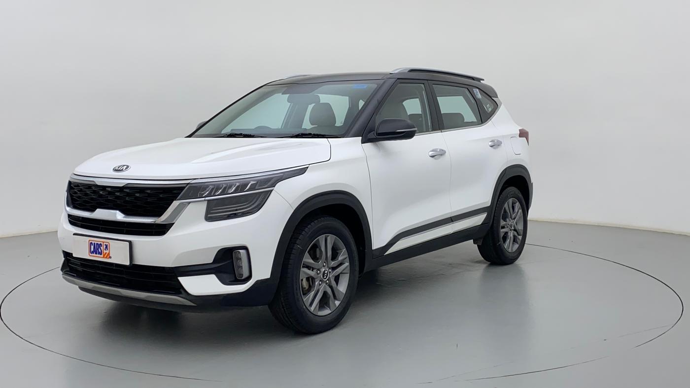 2019 KIA SELTOS HTX 1.5 PETROL MT, Petrol, Manual, 25,817 km, Left Front Diagonal