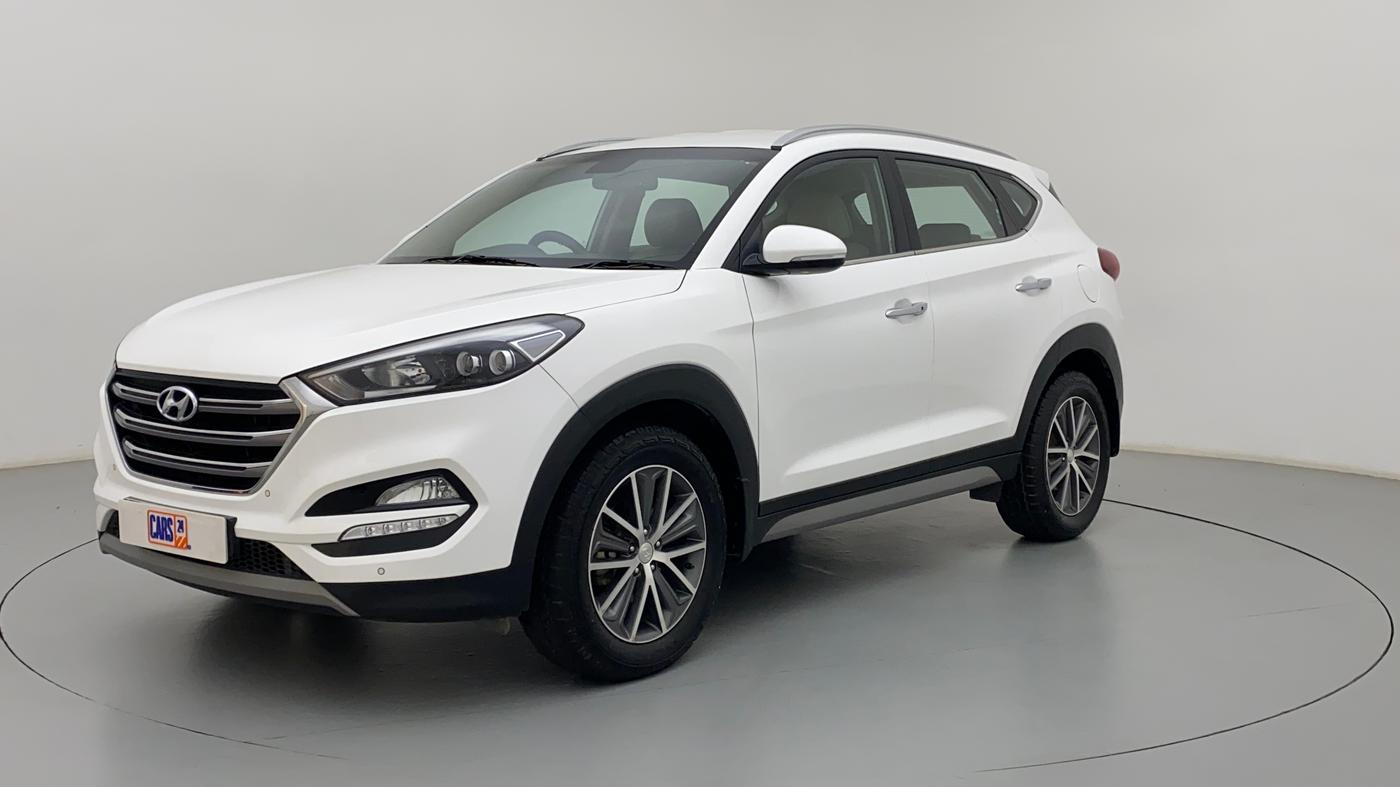 2016 Hyundai Tucson 2WD AT GLS DIESEL, Diesel, Automatic, 77,436 km, Left Front Diagonal