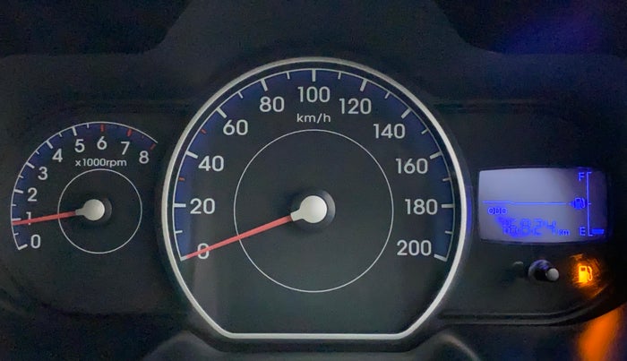 2014 Hyundai i10 MAGNA 1.1, CNG, Manual, 77,170 km, Odometer Image