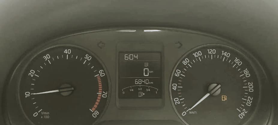 2020 Skoda Rapid 1.0 AMBITION TSI MT, Petrol, Manual, 6,840 km, Odometer Image