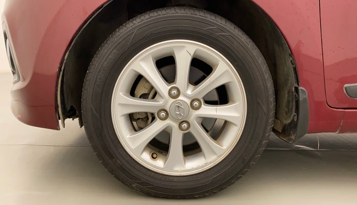 2015 Hyundai Grand i10 ASTA AT 1.2 KAPPA VTVT, Petrol, Automatic, 38,232 km, Left Front Wheel