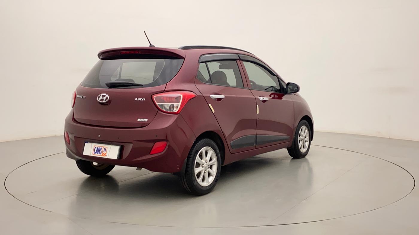 2015 Hyundai Grand i10 ASTA AT 1.2 KAPPA VTVT, Petrol, Automatic, 38,232 km, Right Back Diagonal