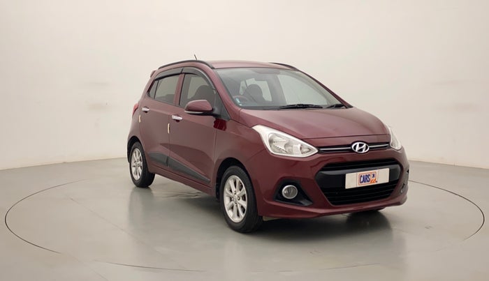 2015 Hyundai Grand i10 ASTA AT 1.2 KAPPA VTVT, Petrol, Automatic, 38,232 km, Right Front Diagonal