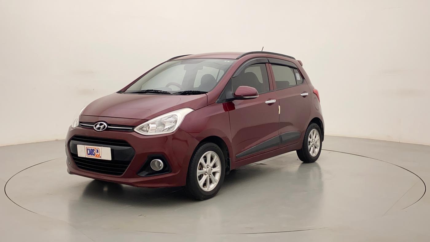 2015 Hyundai Grand i10 ASTA AT 1.2 KAPPA VTVT, Petrol, Automatic, 38,232 km, Left Front Diagonal
