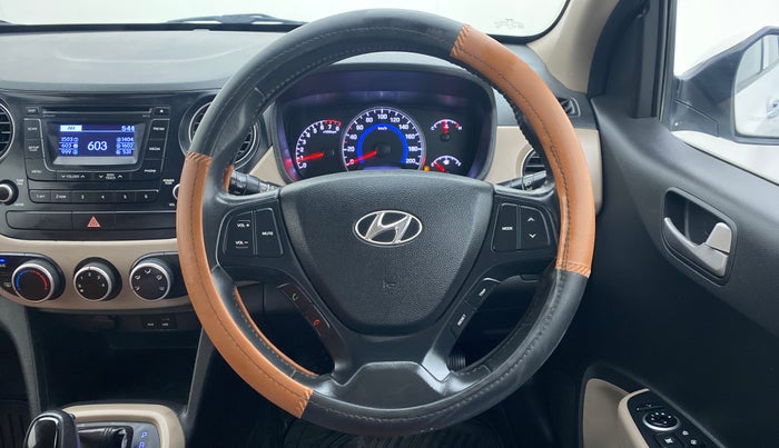 2015 Hyundai Grand i10 ASTA 1.2 AT VTVT, Petrol, Automatic, 31,166 km, Steering Wheel Close Up