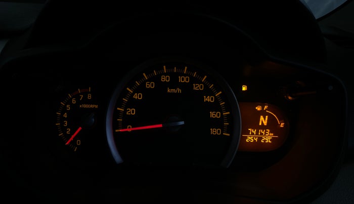 2016 Maruti Celerio ZXI AMT (O), Petrol, Automatic, 74,129 km, Odometer Image