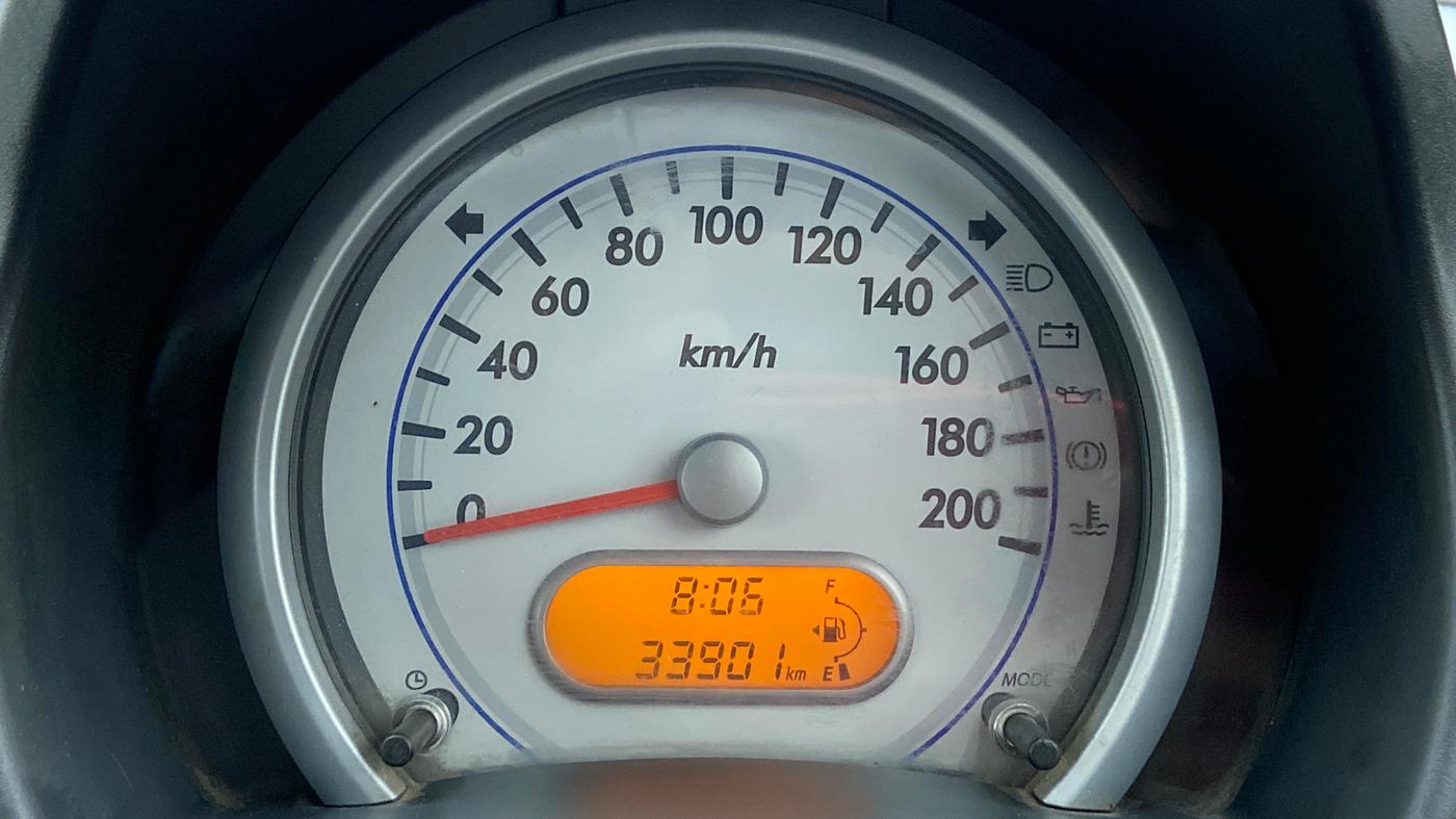 2010 Maruti Ritz ZXI, Petrol, Manual, 33,878 km, Odometer Image