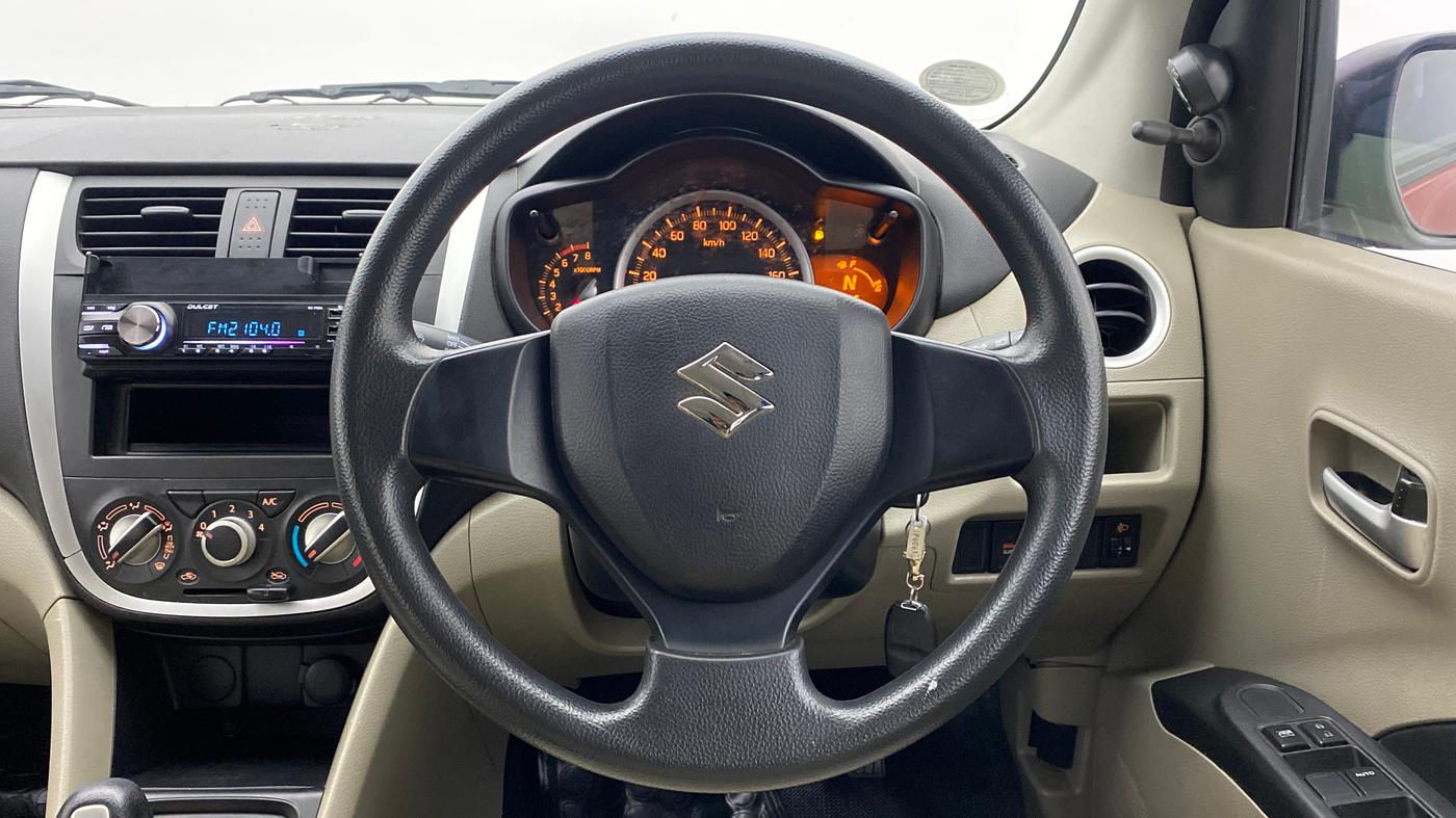 2014 Maruti Celerio VXI AGS, Petrol, Automatic, 56,664 km, Steering Wheel Close Up