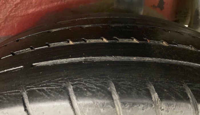 2014 Maruti Celerio VXI AGS, Petrol, Automatic, 56,664 km, Left Rear Tyre Tread