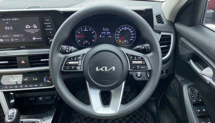 2021 KIA SELTOS HTX 1.5 PETROL MT, Petrol, Manual, 2,829 km, Steering Wheel Close Up