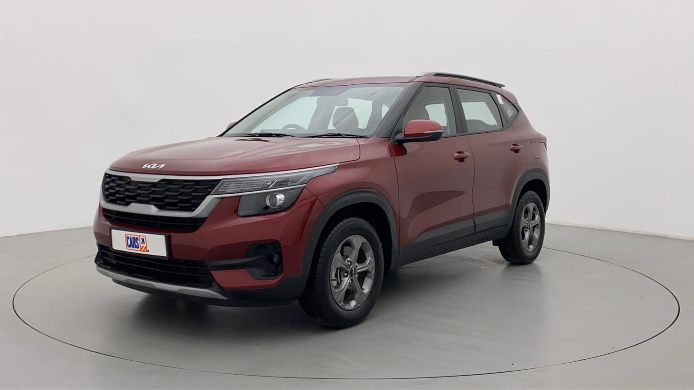 2021 KIA SELTOS HTX 1.5 PETROL MT, Petrol, Manual, 2,829 km, Left Front Diagonal