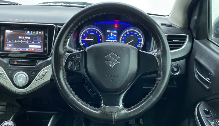 2015 Maruti Baleno ALPHA 1.2 K12, Petrol, Manual, 65,898 km, Steering Wheel Close Up