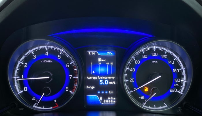 2015 Maruti Baleno ALPHA 1.2 K12, Petrol, Manual, 65,898 km, Odometer Image