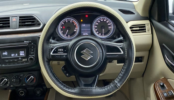2018 Maruti Dzire VXI, Petrol, Manual, 50,440 km, Steering Wheel Close Up