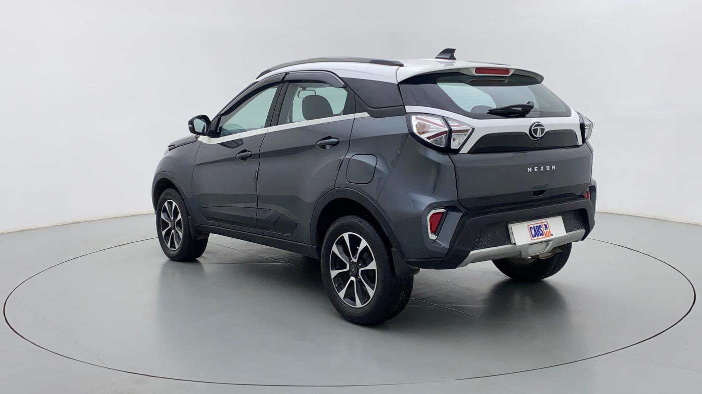 2020 Tata NEXON XZA + 1.2 PETROL A/T, Petrol, Automatic, 15,214 km, Left Back Diagonal