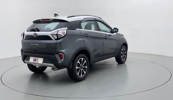 2020 Tata NEXON XZA + 1.2 PETROL A/T, Petrol, Automatic, 15,214 km, Right Back Diagonal