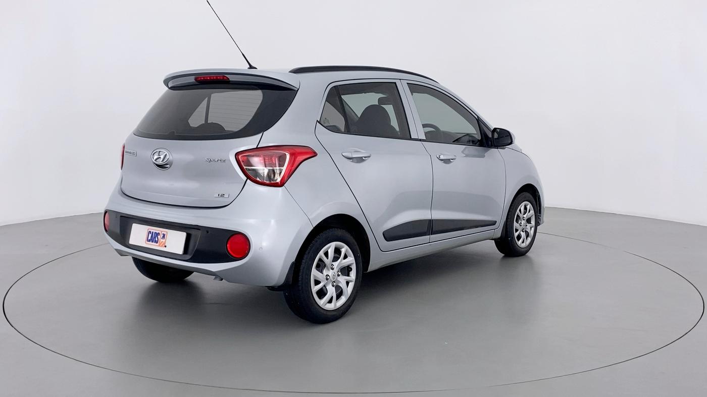 2018 Hyundai Grand i10 SPORTZ 1.2 KAPPA VTVT, Petrol, Manual, 28,653 km, Right Back Diagonal