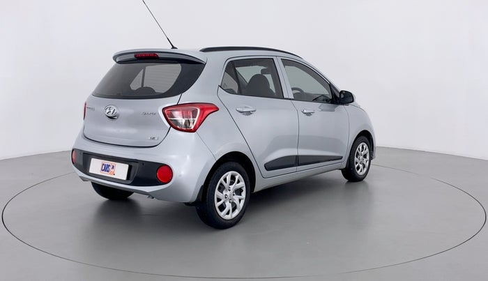 2018 Hyundai Grand i10 SPORTZ 1.2 KAPPA VTVT, Petrol, Manual, 28,653 km, Right Back Diagonal