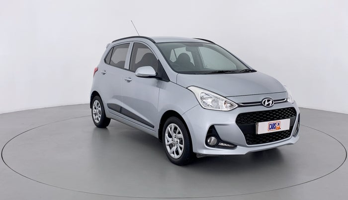 2018 Hyundai Grand i10 SPORTZ 1.2 KAPPA VTVT, Petrol, Manual, 28,653 km, Right Front Diagonal