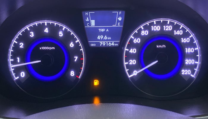 2012 Hyundai Verna FLUIDIC 1.6 SX VTVT, CNG, Manual, 79,618 km, Odometer Image