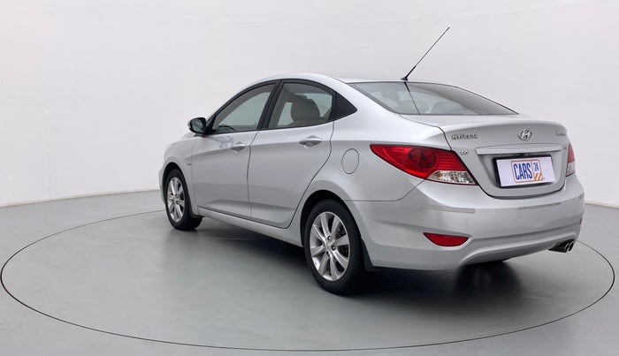 2012 Hyundai Verna FLUIDIC 1.6 SX VTVT, CNG, Manual, 79,618 km, Left Back Diagonal