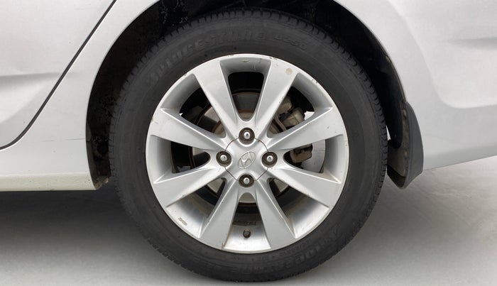 2012 Hyundai Verna FLUIDIC 1.6 SX VTVT, CNG, Manual, 79,618 km, Left Rear Wheel