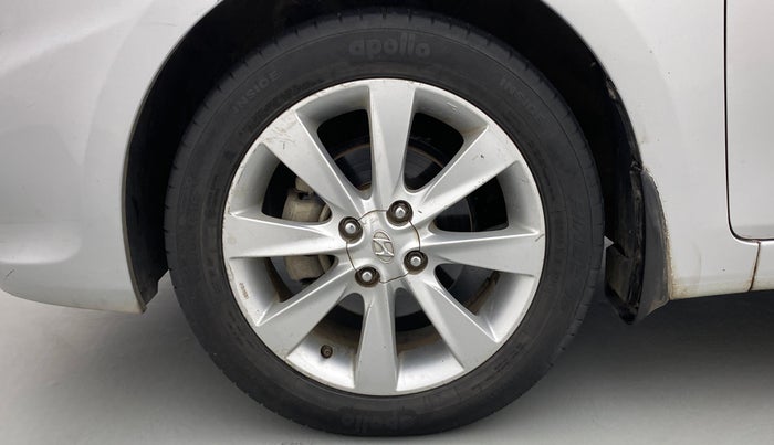 2012 Hyundai Verna FLUIDIC 1.6 SX VTVT, CNG, Manual, 79,618 km, Left Front Wheel