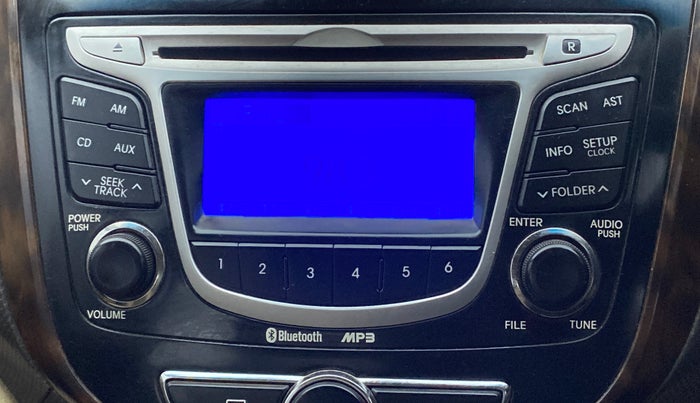 2012 Hyundai Verna FLUIDIC 1.6 SX VTVT, CNG, Manual, 79,618 km, Infotainment System