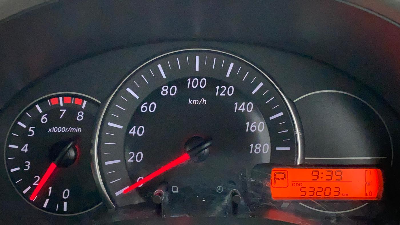 2014 Nissan Micra XV CVT, Petrol, Automatic, 53,202 km, Odometer Image