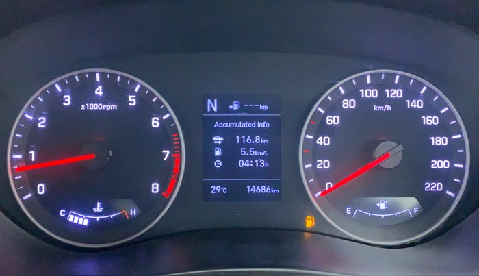 2019 Hyundai Elite i20 1.2  ASTA (O) CVT, Petrol, Automatic, 14,735 km, Odometer Image