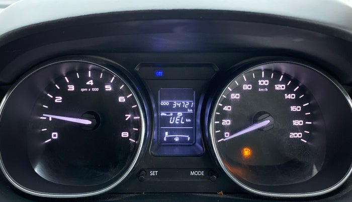 2018 Tata Tiago XZ PETROL, Petrol, Manual, 34,721 km, Odometer Image