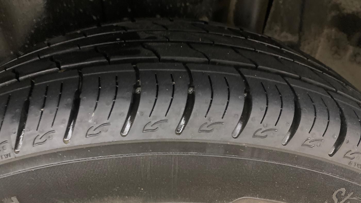 2021 Maruti Vitara Brezza VXI, Petrol, Manual, 62,439 km, Left Rear Tyre Tread