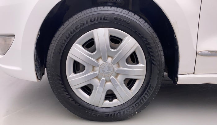 2012 Skoda Rapid AMBITION 1.6 MPFI MT, Petrol, Manual, 91,301 km, Left Front Wheel