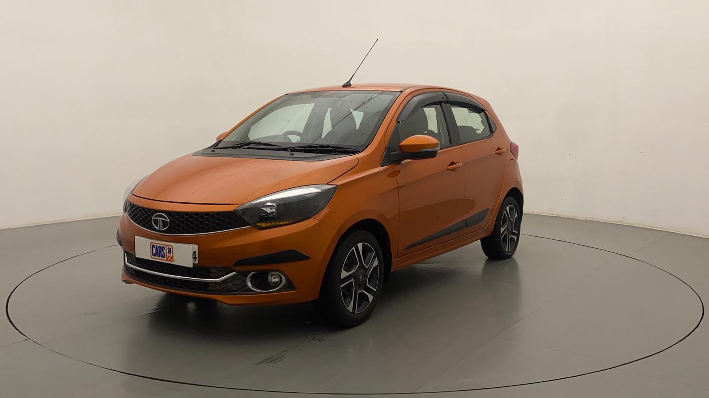 2018 Tata Tiago XZ PLUS PETROL, CNG, Manual, 36,638 km, Left Front Diagonal